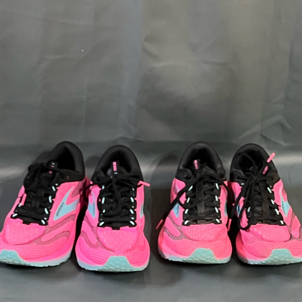 Brooks Women’s Pink and Aqua Athletic Running Shoes